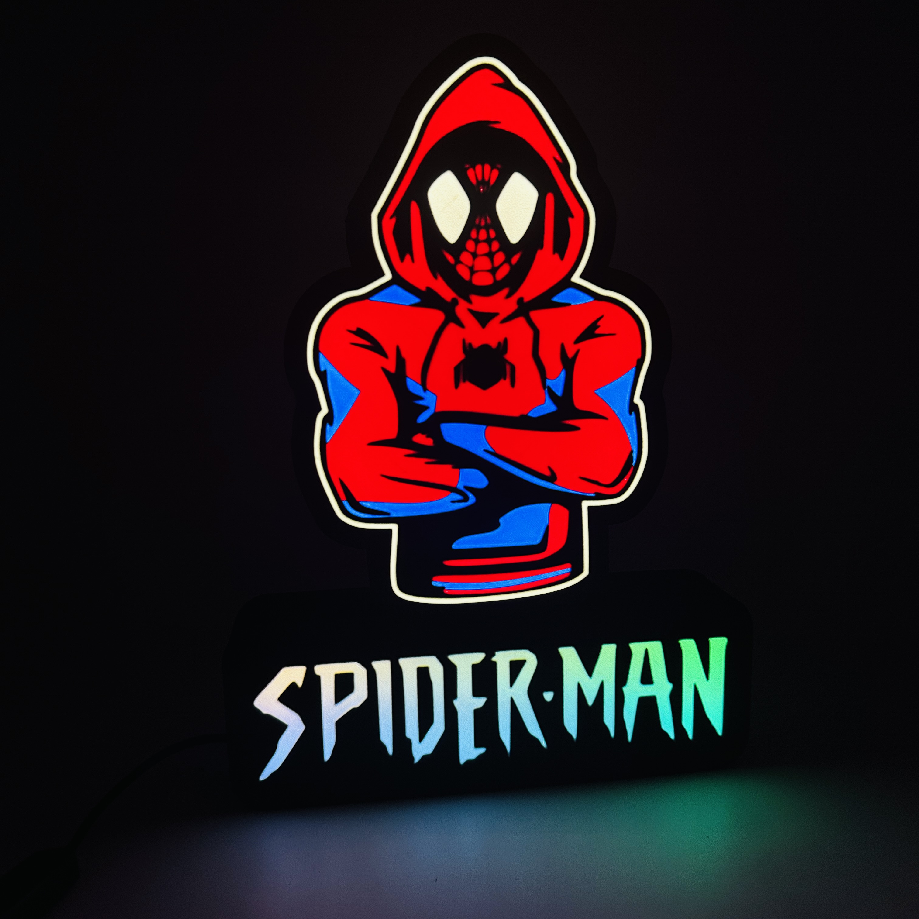 Miniatura 4 do modelo 3D Spider Man Led Lamp