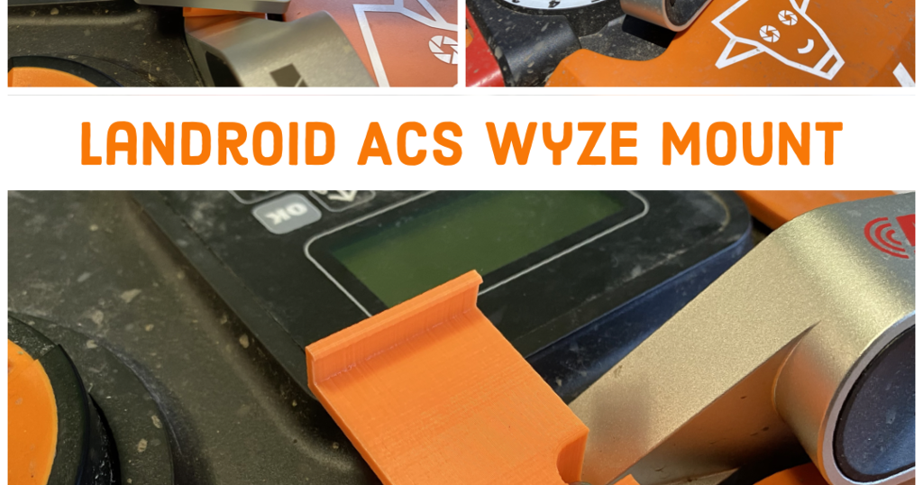 Worx Landroid ACS Wyze Mount by RagingComputer Download free STL model Printables