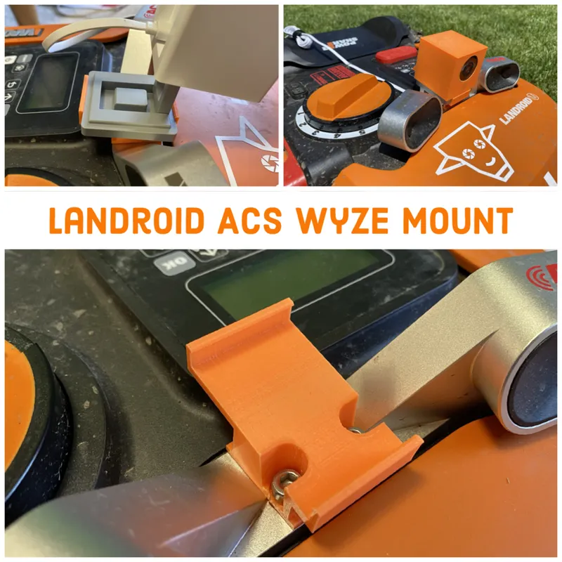 Worx Landroid ACS Wyze Mount by RagingComputer Download free STL model Printables