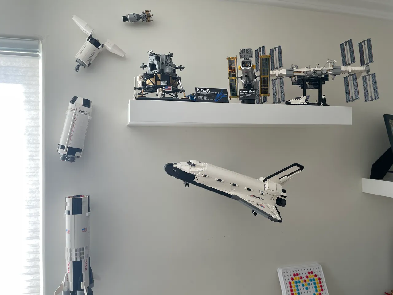 LEGO Discovery Space Shuttle Wall-mount by JLevin, Download free STL model