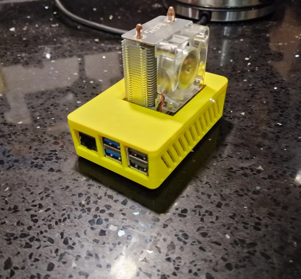 Raspberry Pi 5 and Ice Tower Cooler Case by jeepers01 | Download free ...