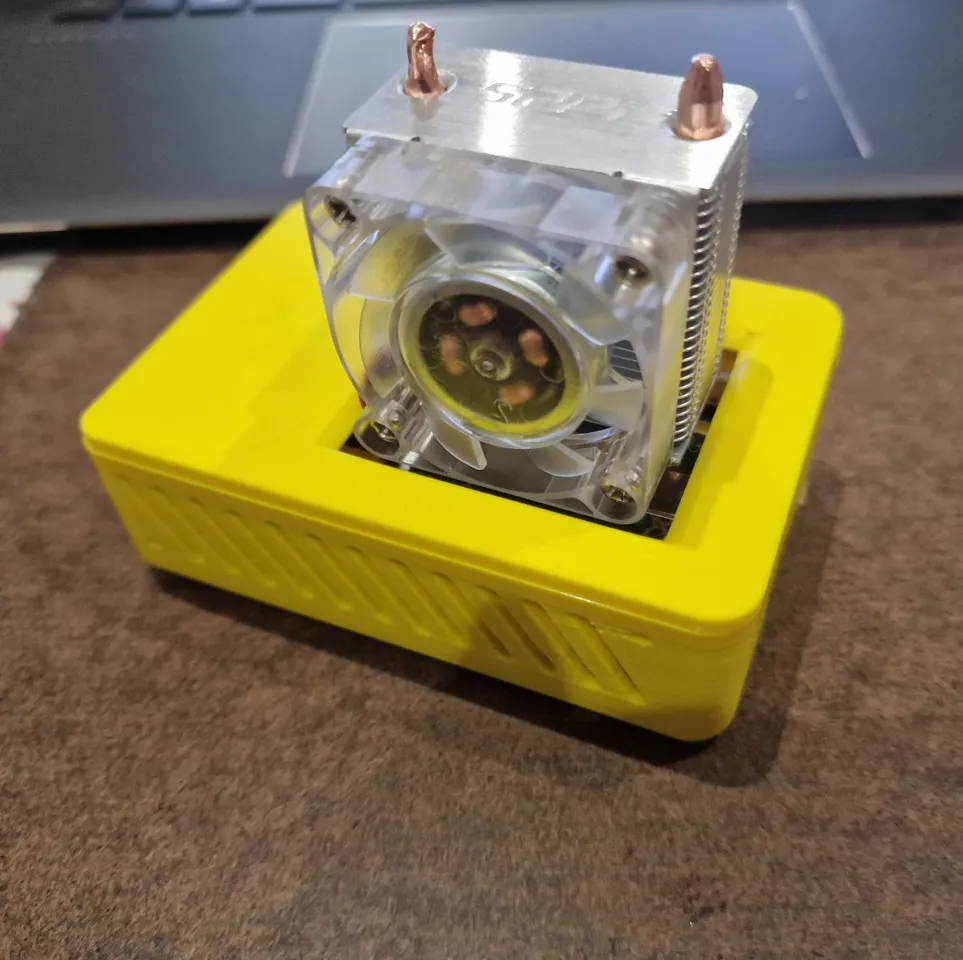 Raspberry Pi 5 and Ice Tower Cooler Case by jeepers01 | Download free ...