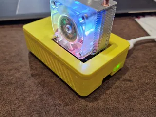 Raspberry Pi 5 Cases With Multicolor Logo by Adam L, Download free STL  model