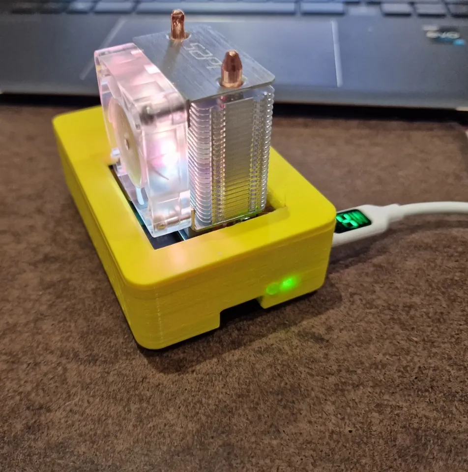 Raspberry Pi 5 and Ice Tower Cooler Case by jeepers01 | Download free ...