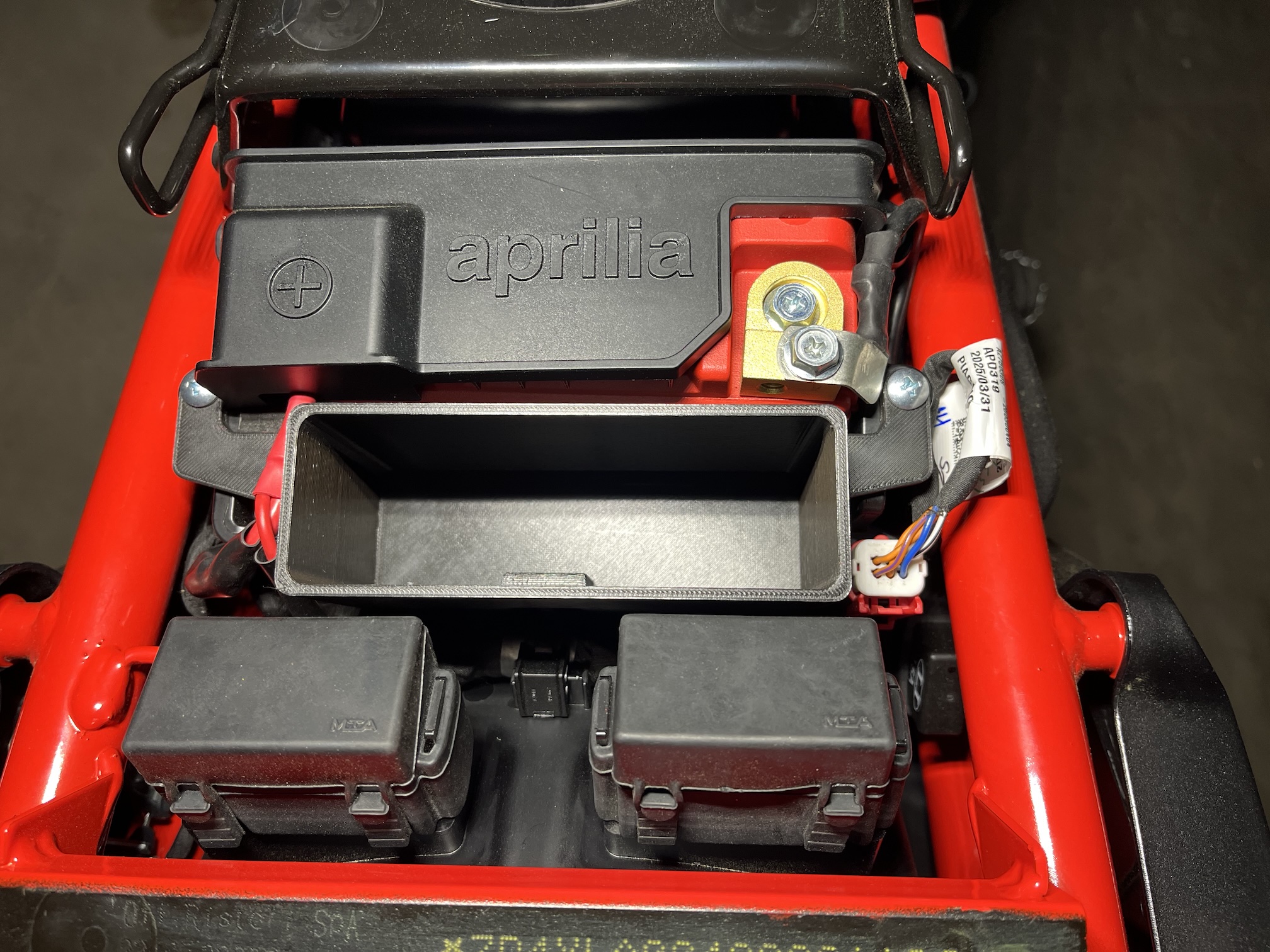 Aprilia Tuareg 660 Storage Compartment