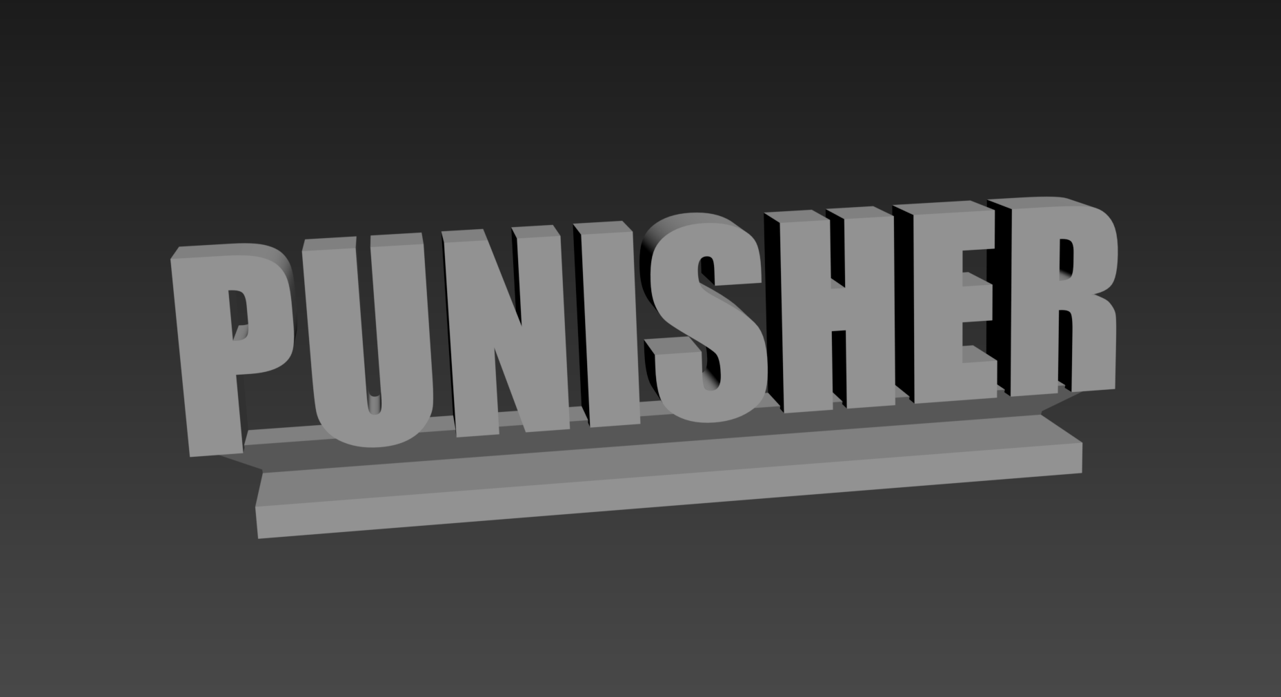Display Name Tag - PUNISHER – Modular Collectible System – #SAVFX