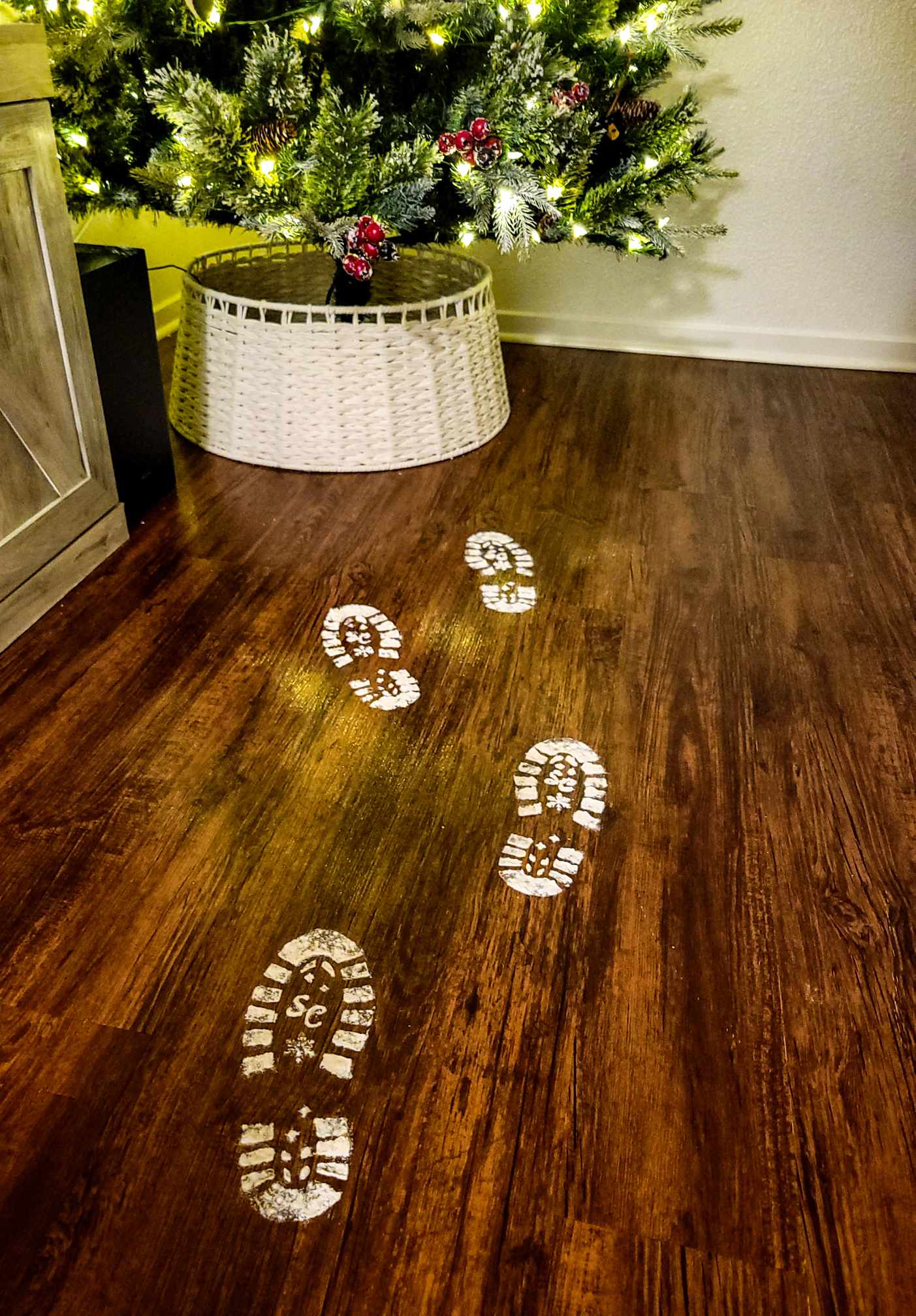 Santa Boot Print
