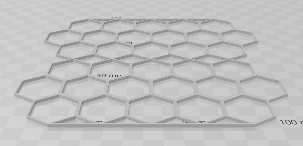 HONEYCOMB FOR CLEANING THE HOTBED.