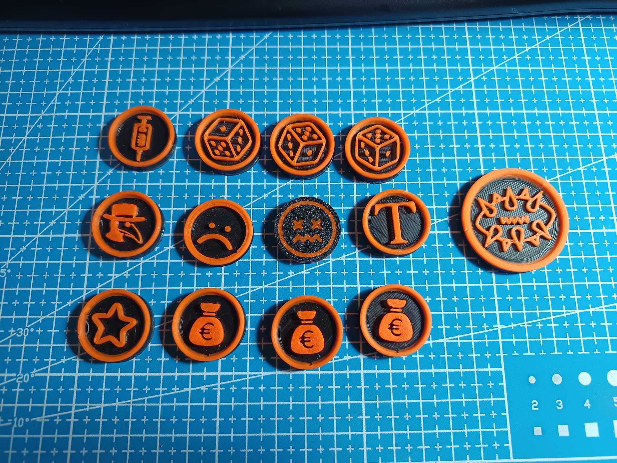 Bloodbowl / Fantasy Football Token Set