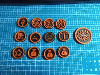 Bloodbowl / Fantasy Football Token Set