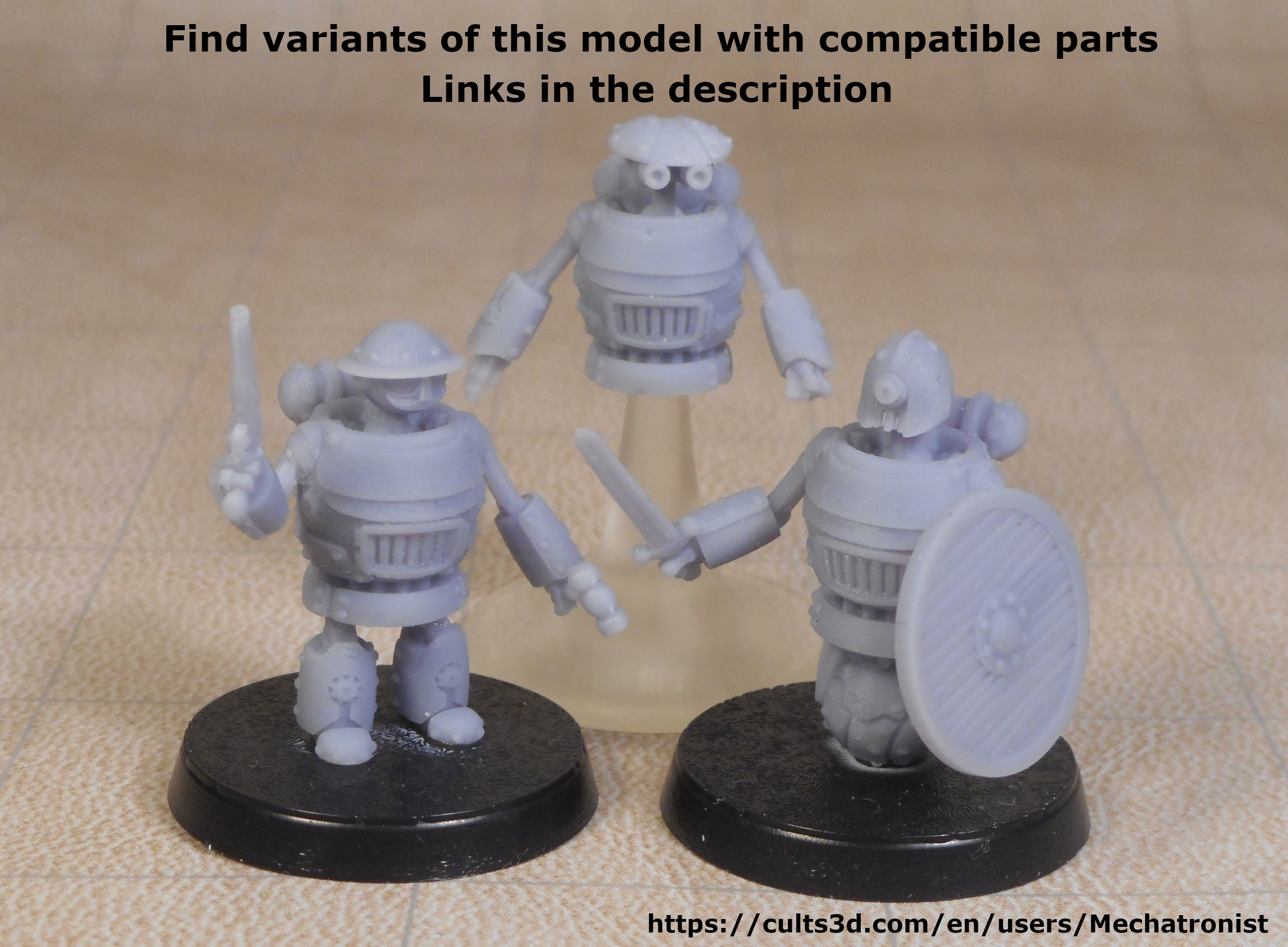 Clockwork Floating Robot Miniature Artificer Homunculus Construct Servant  for Tabletop Games by Mechatronist | Download free STL model |  Printables.com