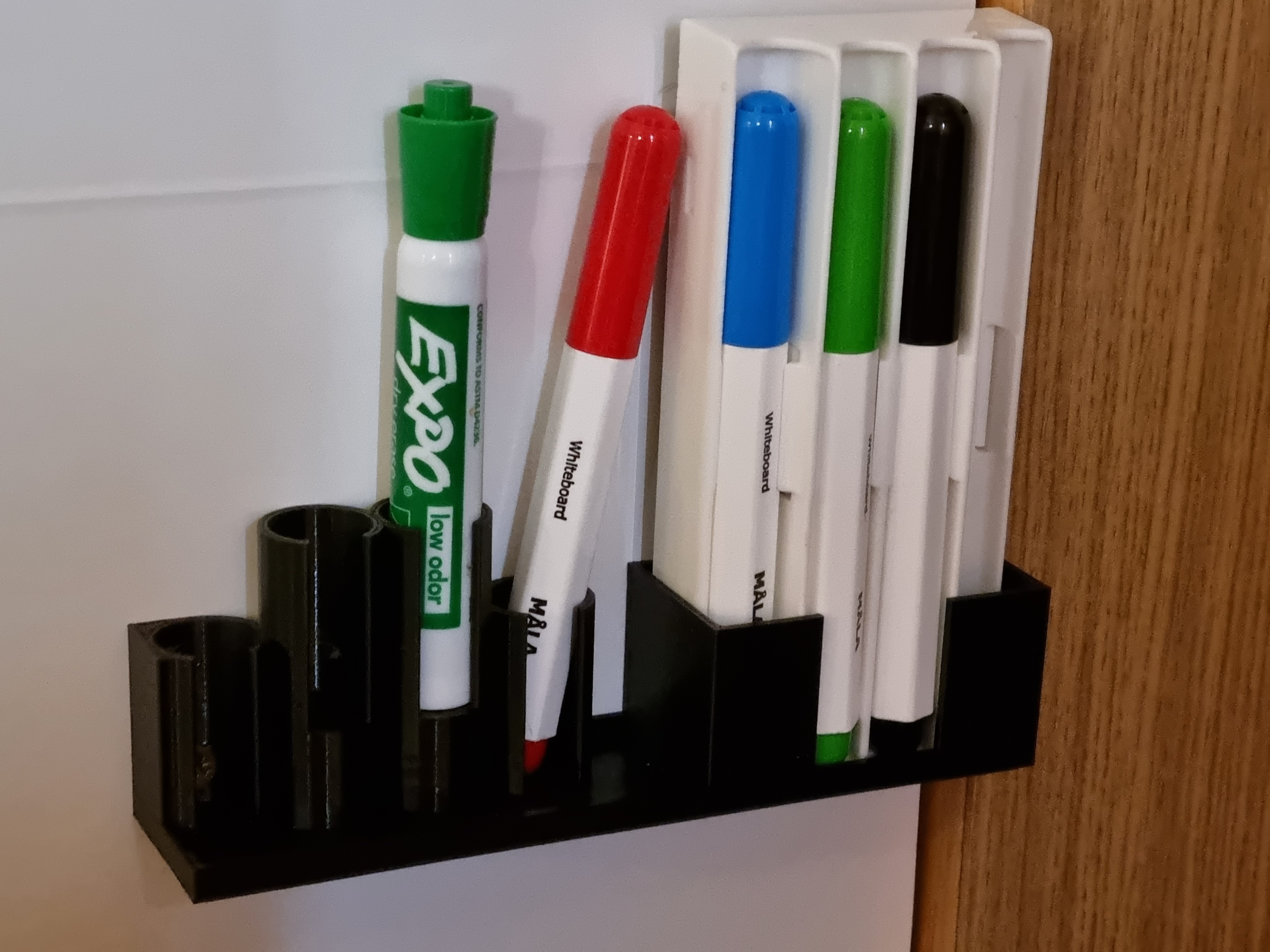 Ikea whiteboard eraser & pen holder update