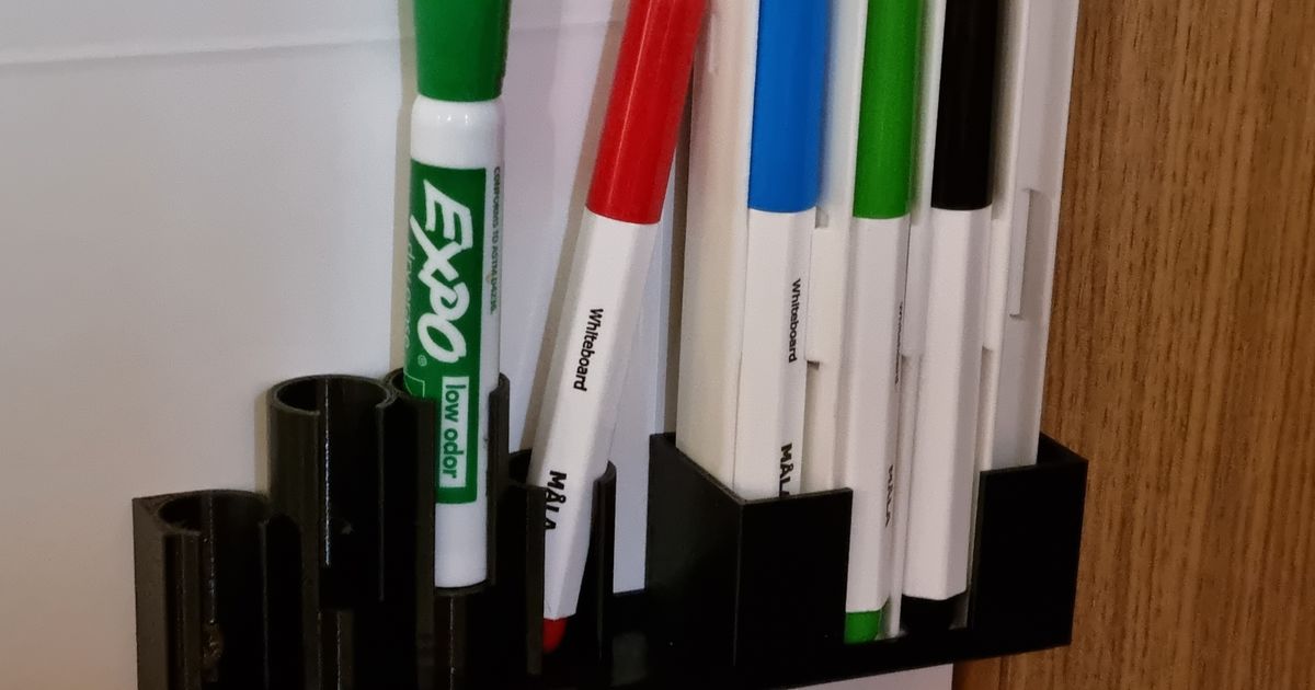 Ikea whiteboard eraser & pen holder update by Rob Kenny Download free