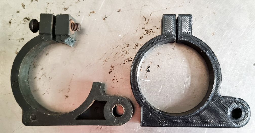 Drill Press Depth Gauge Clamp by tsbrownie Download free STL model