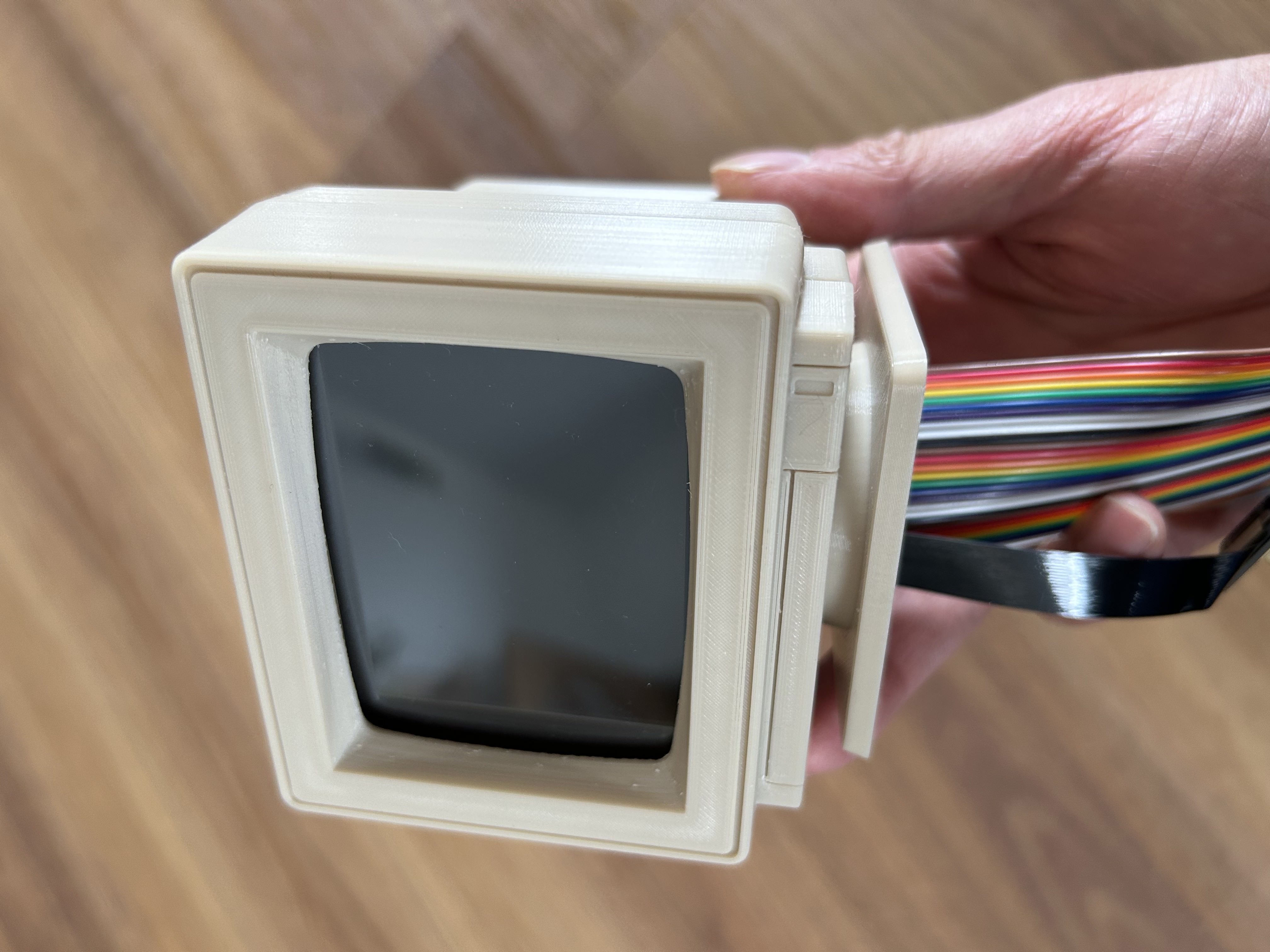 Miniatura 7 do modelo 3D Retro Desktop PC Raspberry Pi case