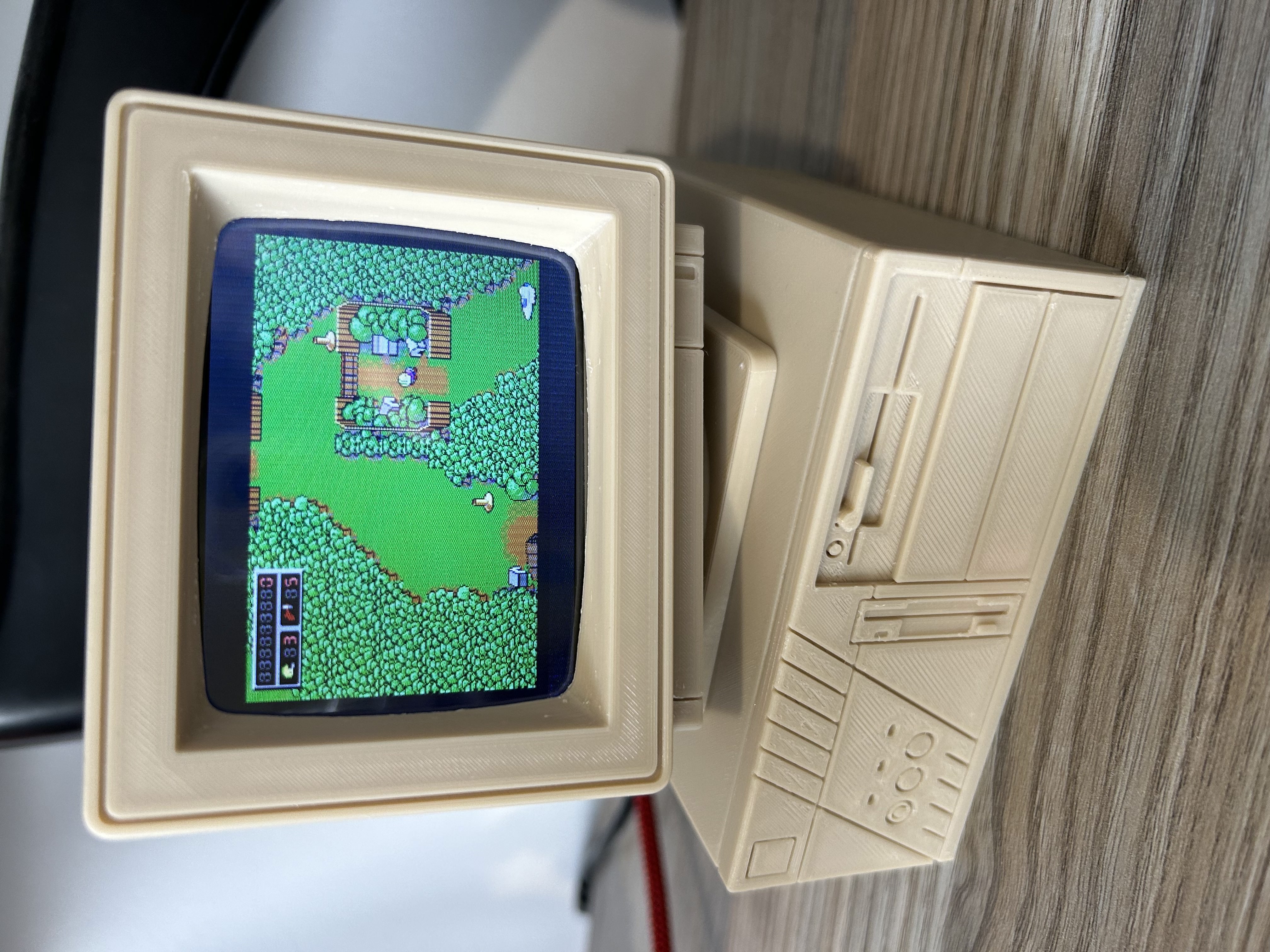 Miniatura 11 do modelo 3D Retro Desktop PC Raspberry Pi case