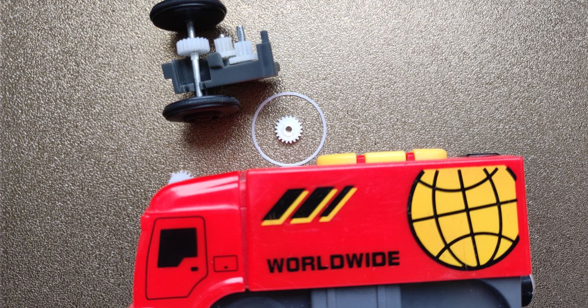 Gear to LIDL Playtive RC Electric Train Set Wooden Train Railway