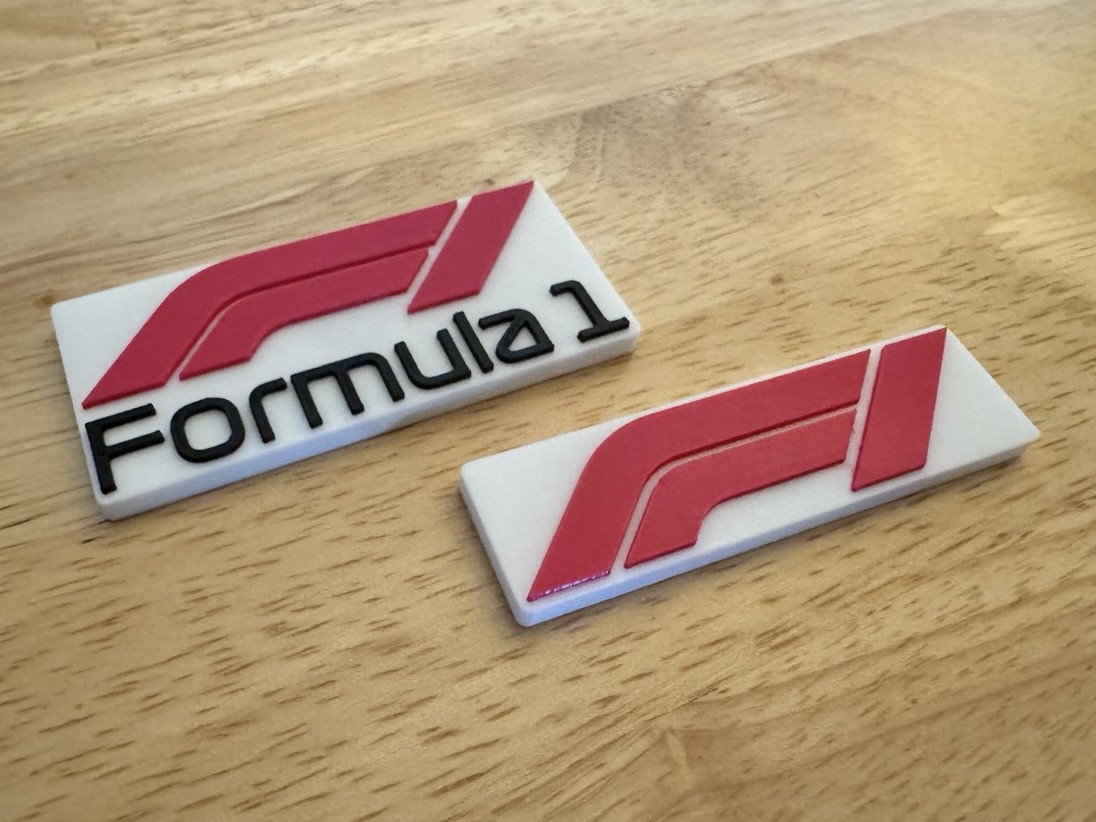 F1 Logo, Formula 1 Racing - Fridge Magnet (Hot-Swap, Multi-Color) | Decoration For Whiteboard, Refrigerator, Locker, Cabinet | Home & Kitchen Essential, Classroom Office Supplies |