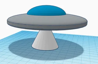 STL file UFO Paint Mixing Palette 🛸・3D printer design to download・Cults