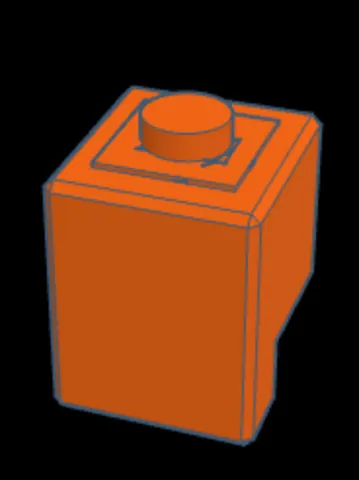 Mini 13 Lego head v1