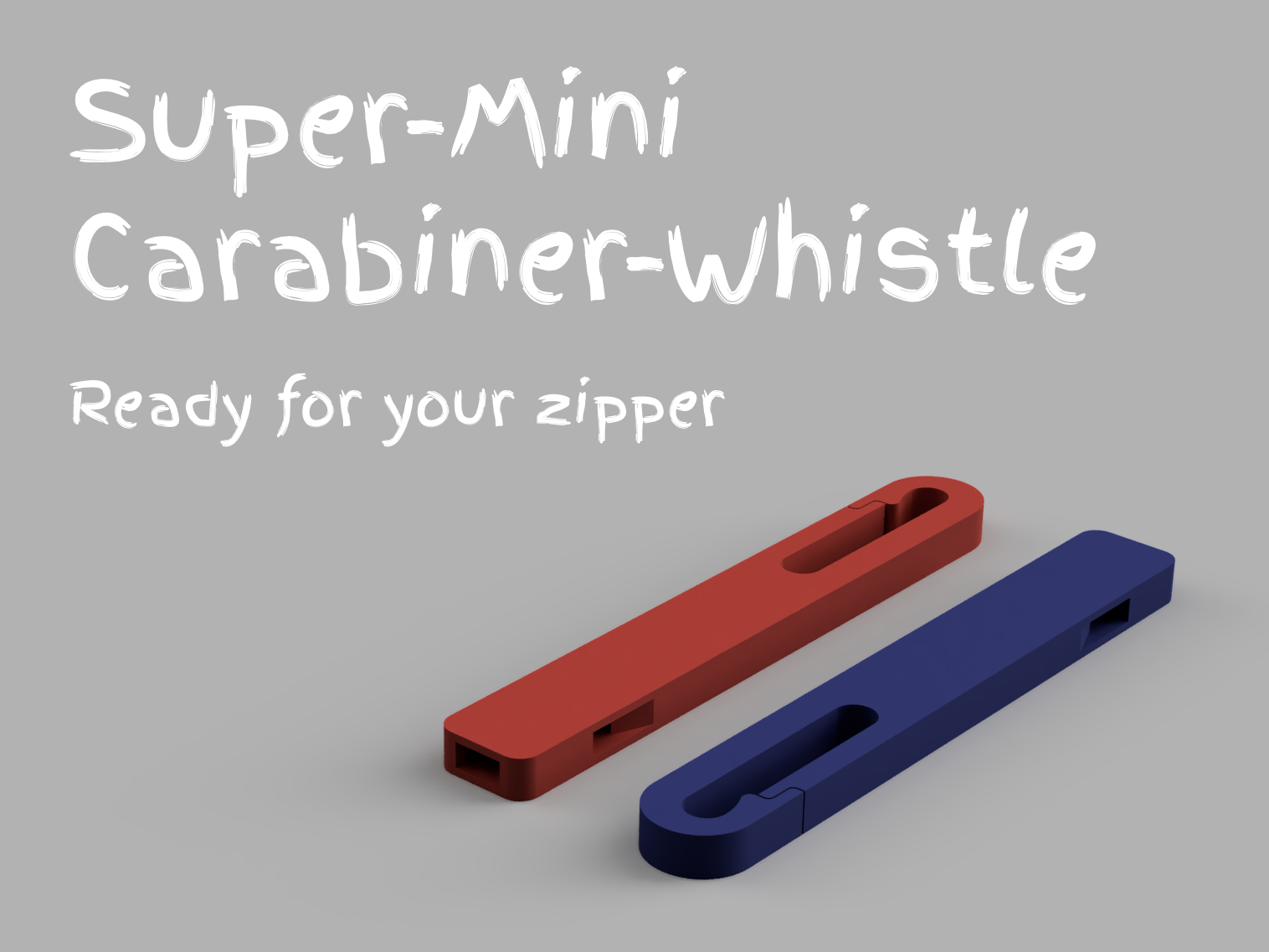 Tiny carabiner (load tested) by HD_Creator, Download free STL model