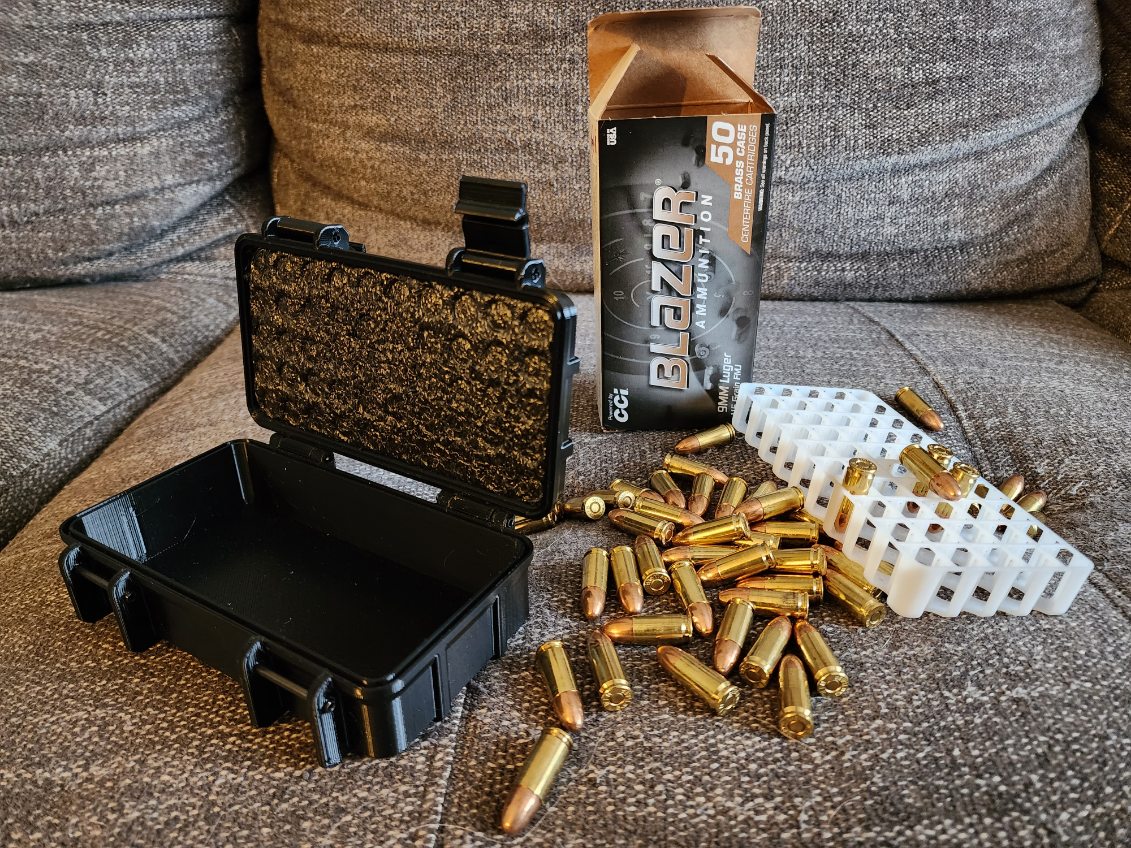 Blazer Ammo Rugged Box Parametric 3D model thumbnail