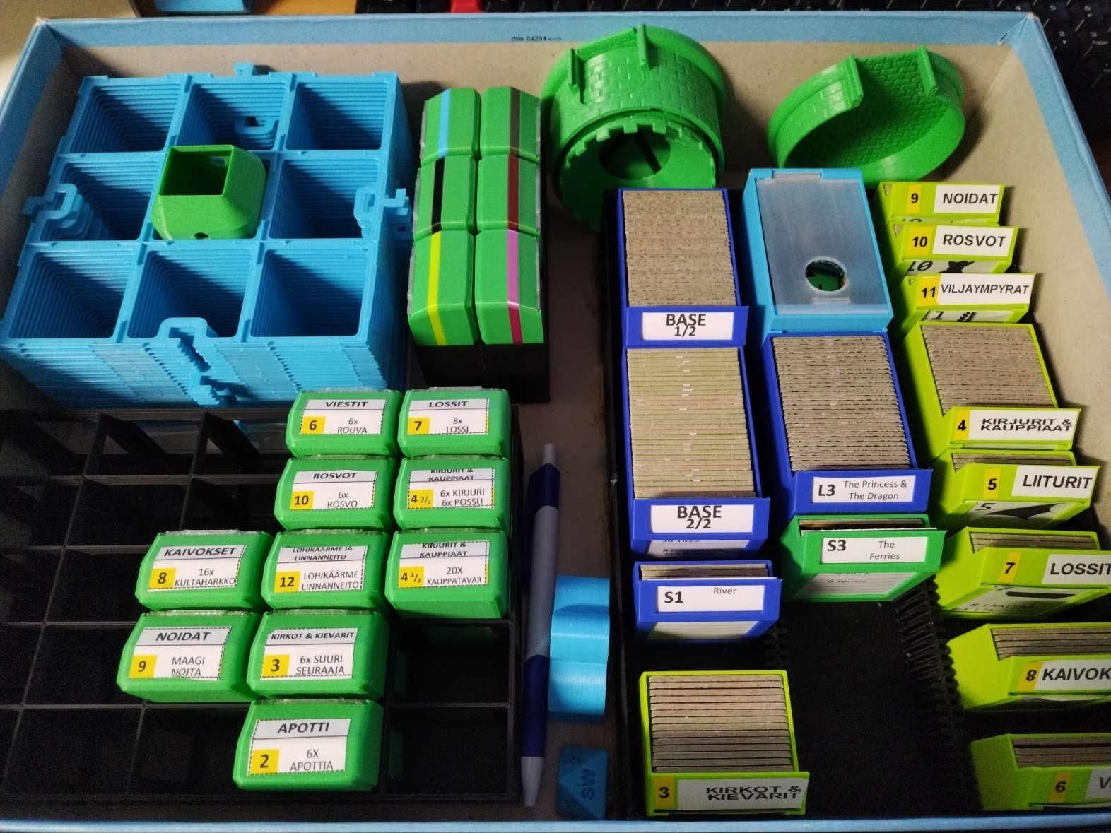 Carcassonne Organization System