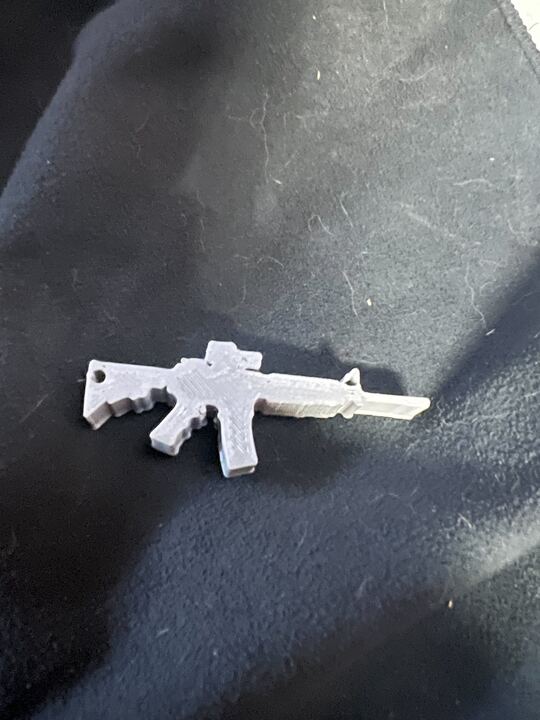 AR15 with optic key chain