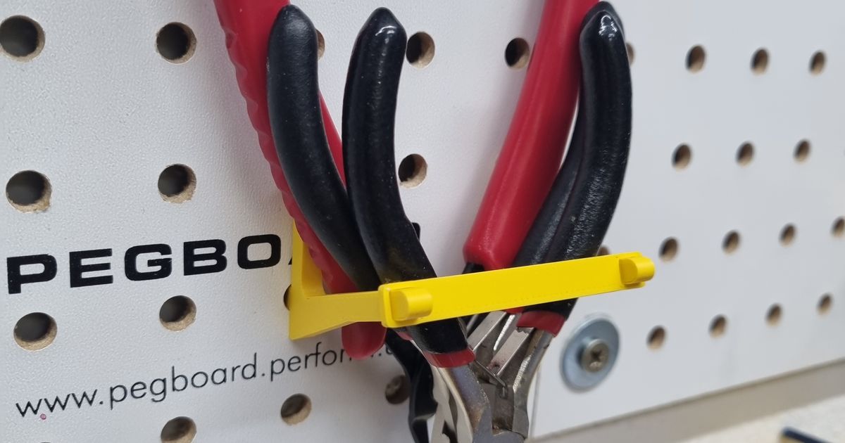 Pegboard Hook Distance Enforcer by herbert Download free STL model