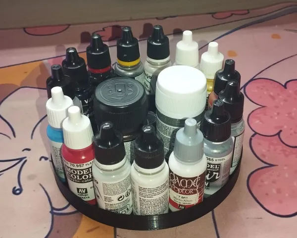 Vallejo paint carousel holder