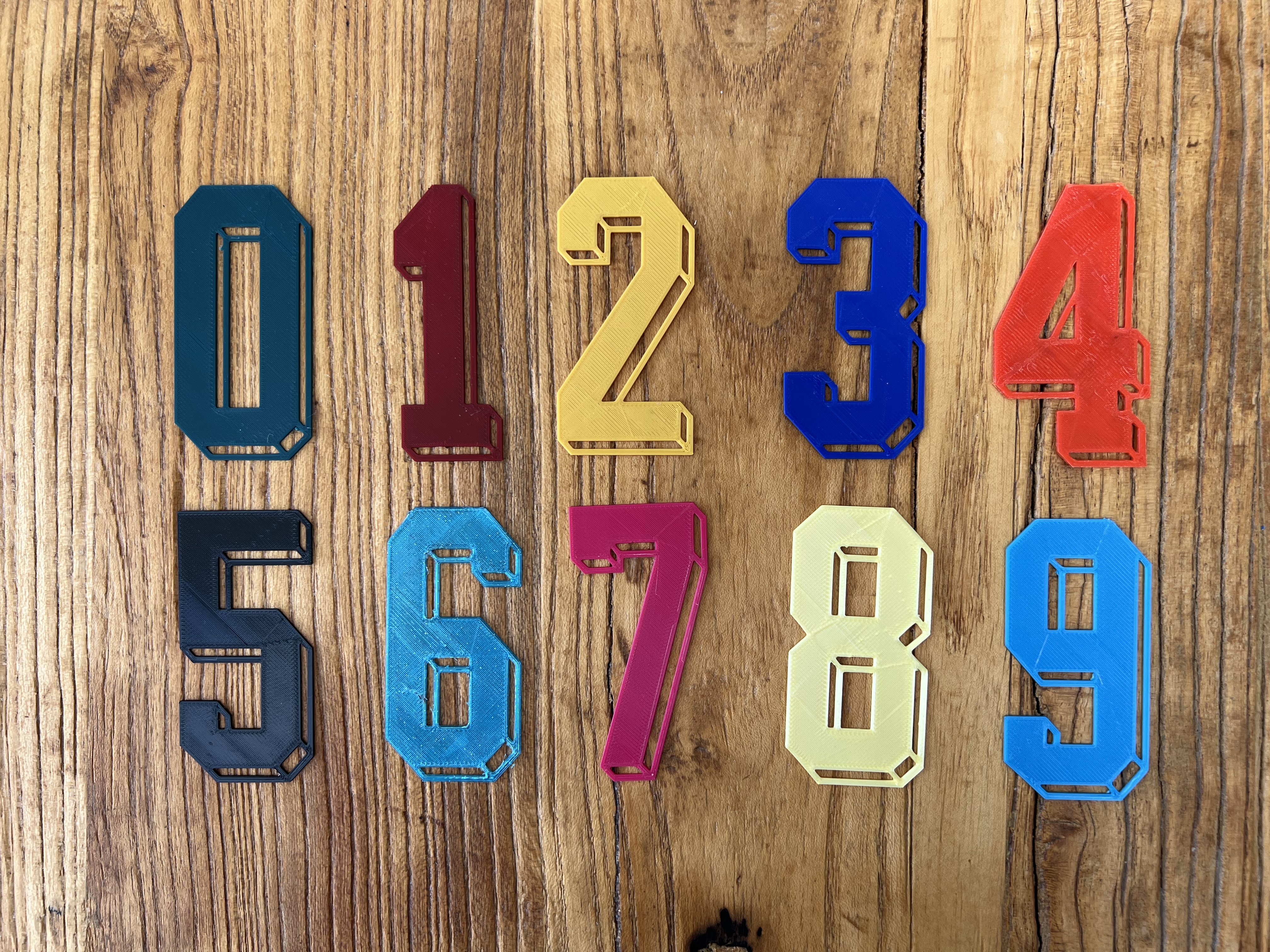 Numbers : "Old/Classic Style" Football Shirts