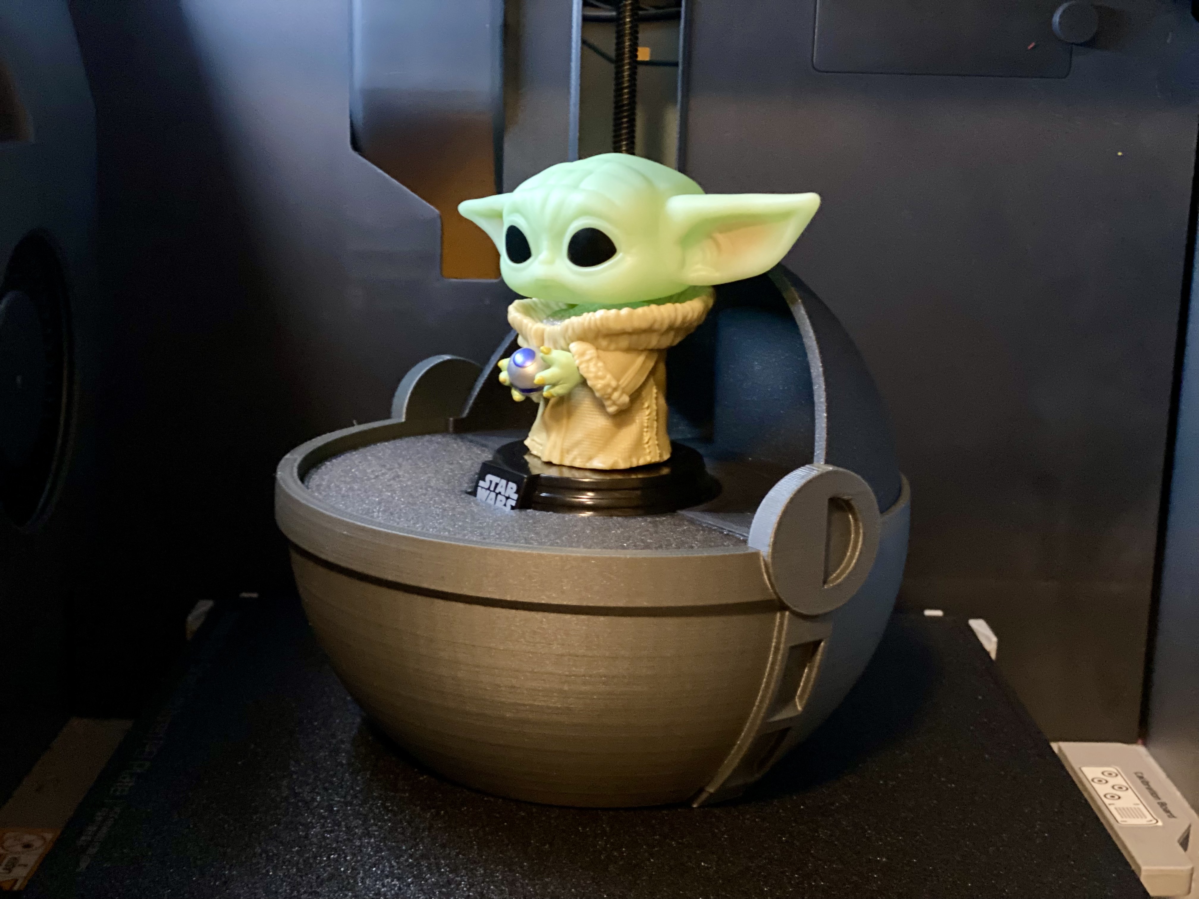 Baby Yoda Pram Pod Coinbank (for Grogu Funko Pop Figure)