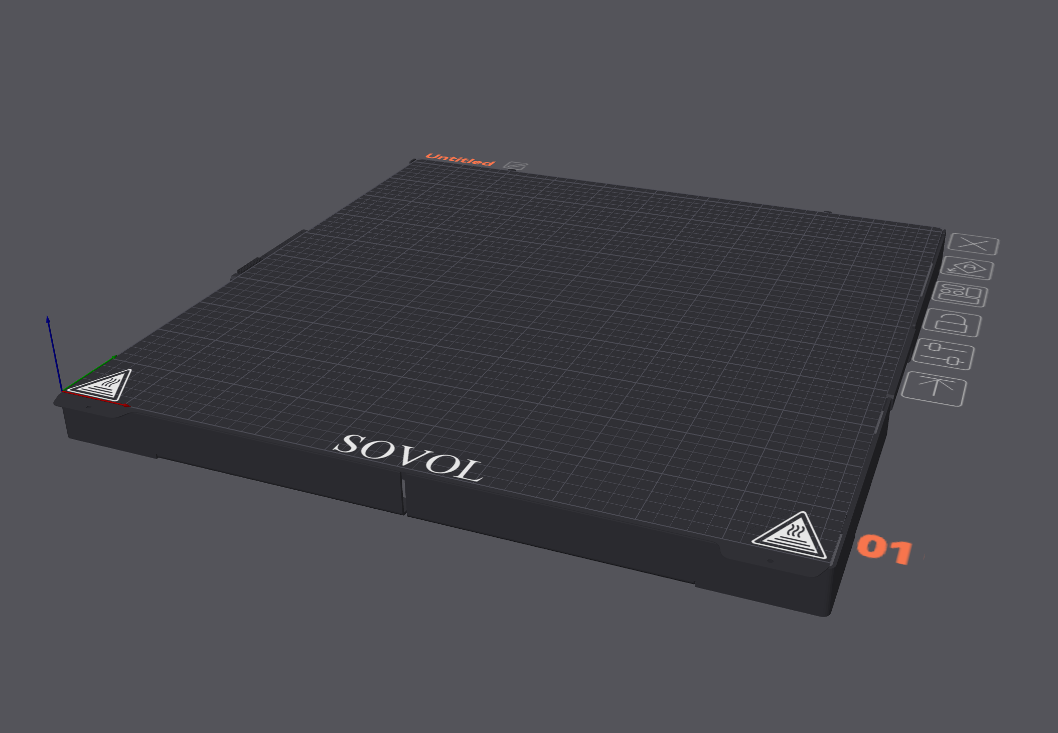 SOVOL SV08 MAX IMPROVED BED MODEL ORCA SLICER