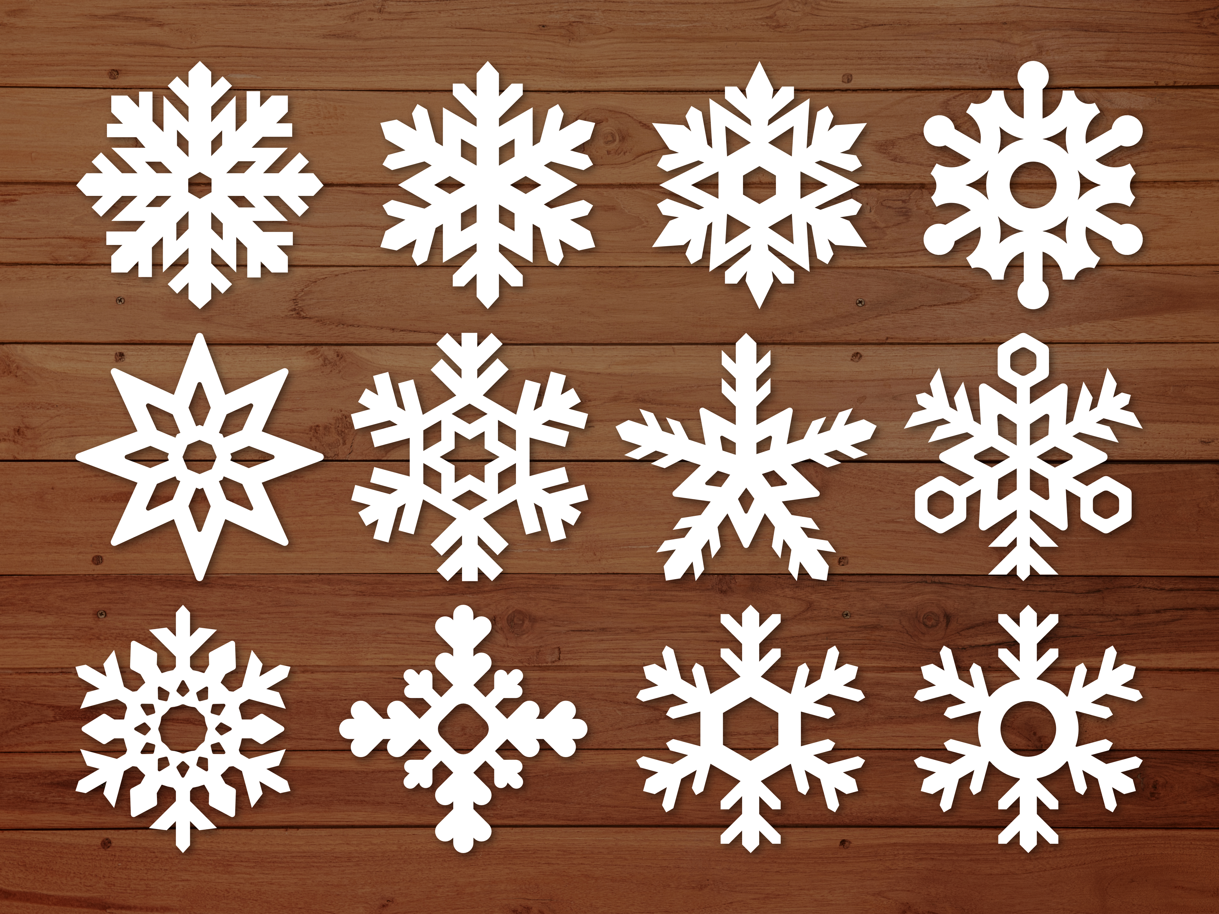 Snowflake ornaments