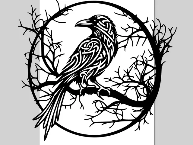 Raven Wall Art v3