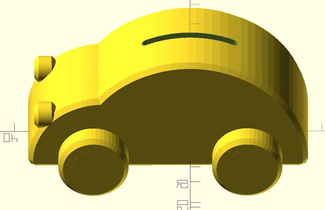 First Car Coin Piggy Bank Moneybox / Sparbüchse für mein erstes Auto by ...