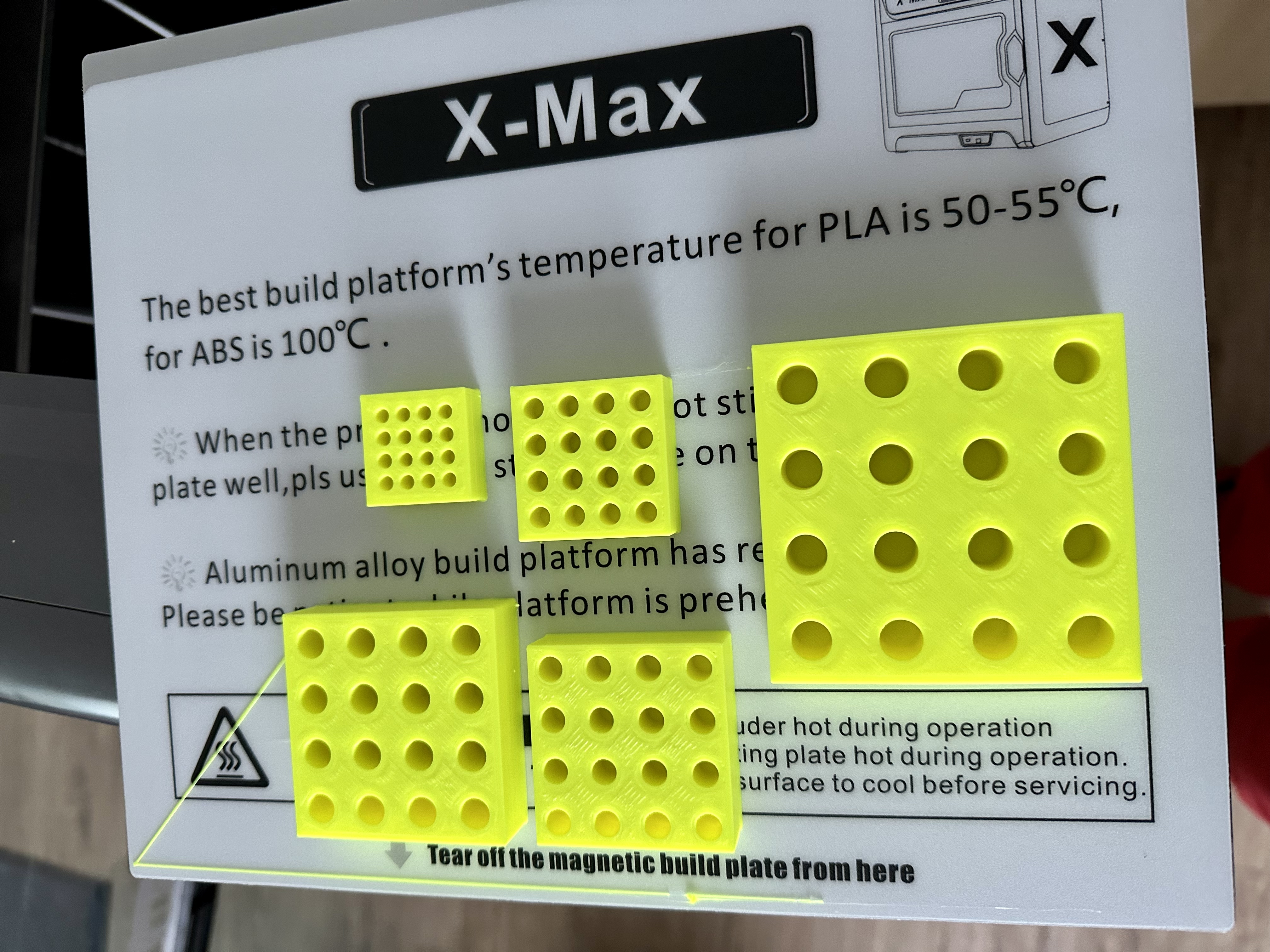 Practice Block for Thermal Threaded Inserts M3 - M8
