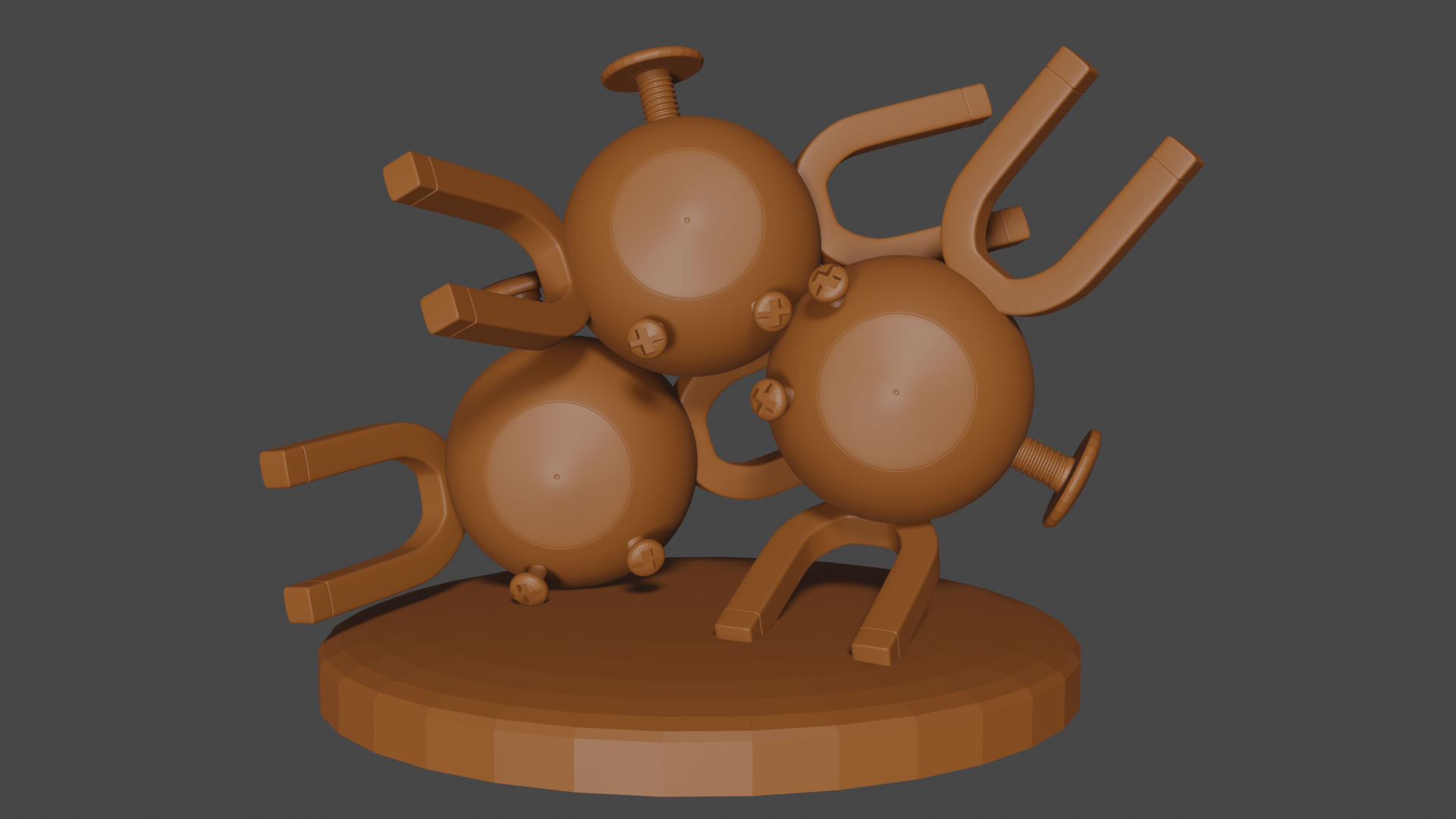 Pokemon inspired, Magneton, Tabletop DnD miniature