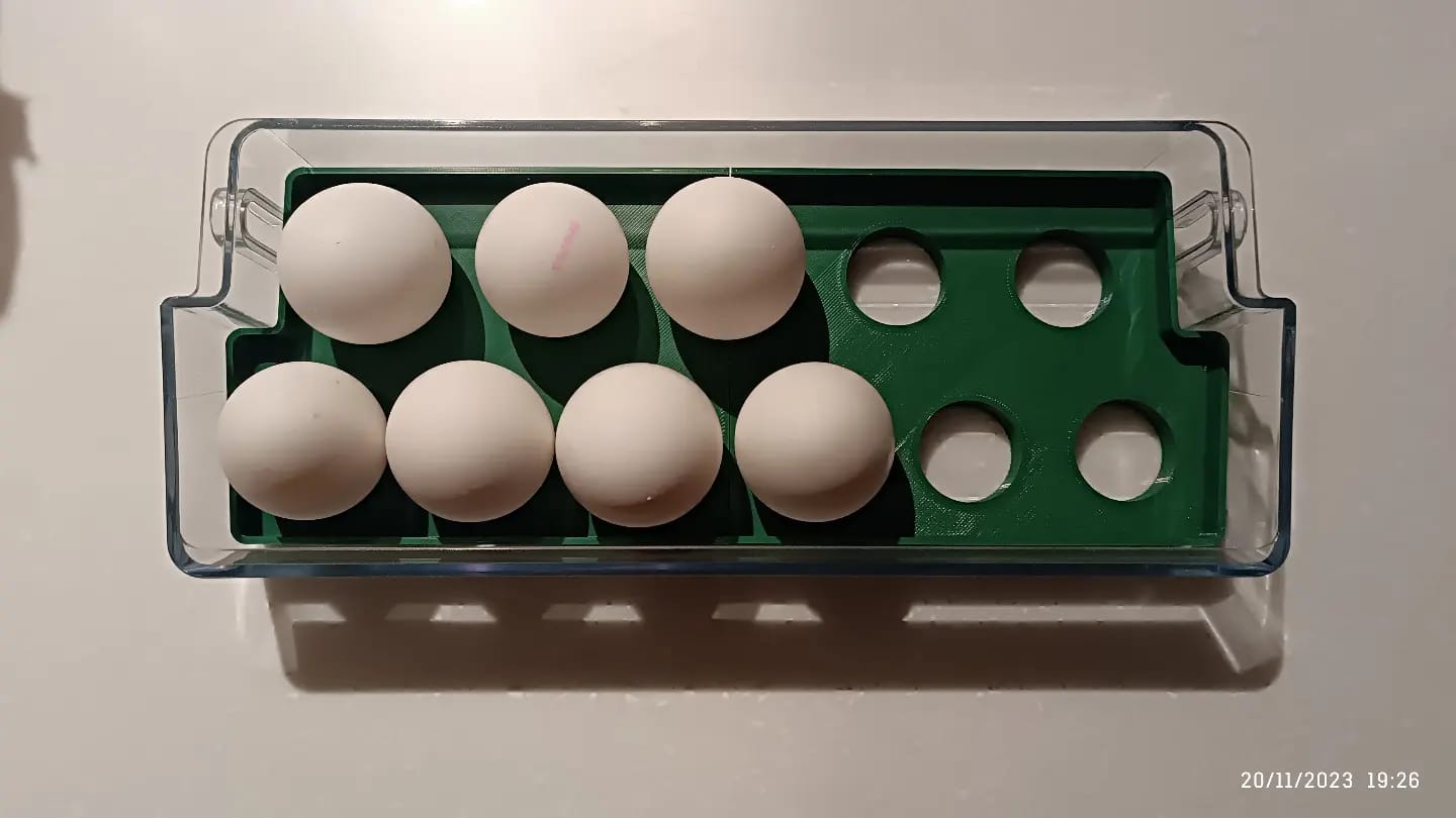 Egg Holder for Siemens Fridge by Veysi Emrah Download free STL model