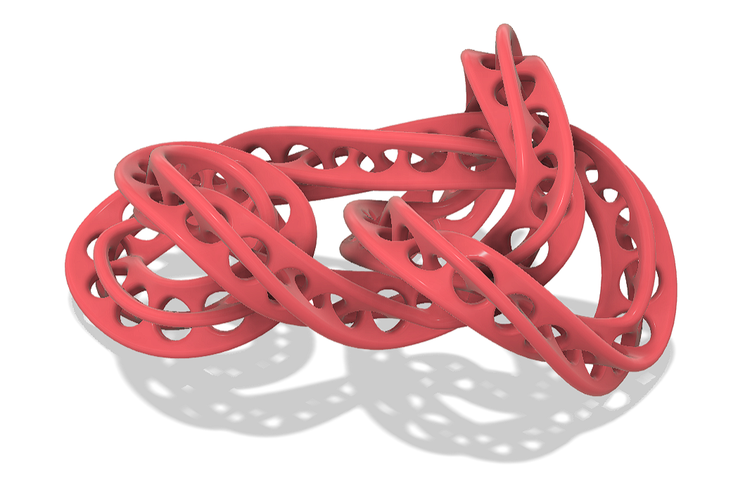 Complex Knotted Mobius Strip v3.0
