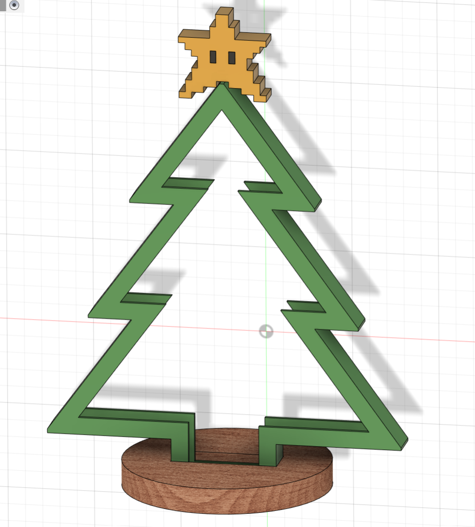 Miniatura 5 do modelo 3D MINI LED Christmas Tree