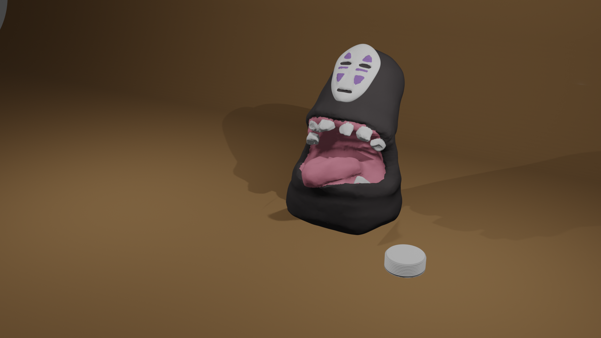 No face piggy bank