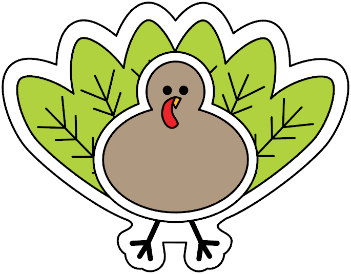 2 Layer Turkey Cookie Cutter