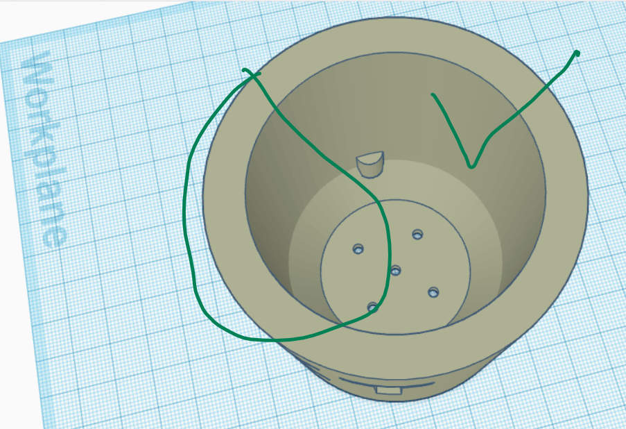 Customizable Circle Planter With a Removeable Water Tray — miniatura 13