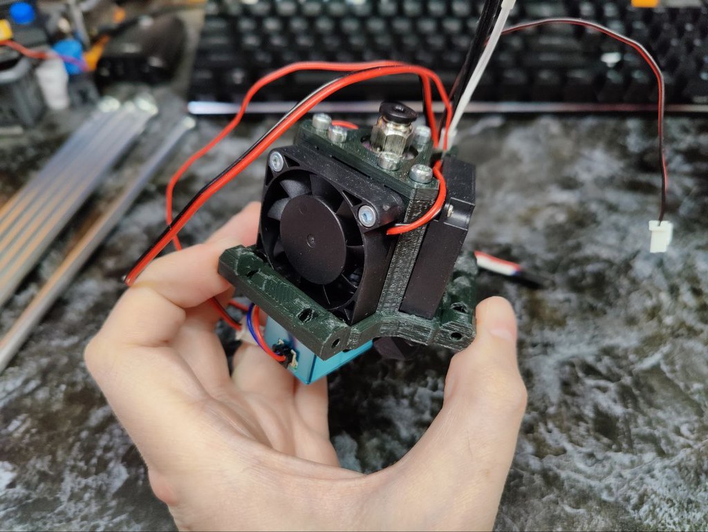Anycubic Kossel Effector for E3D v6 and CHC hotend from Trianglelab