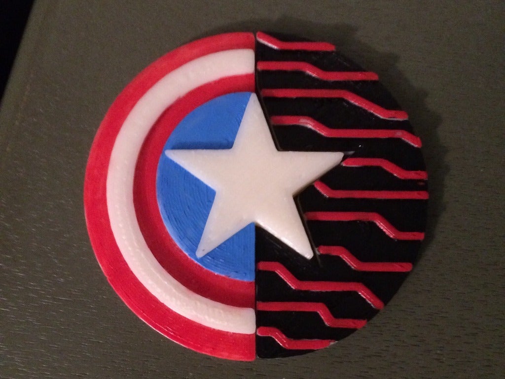 Captain America and Bucky Barnes Friendship Shield