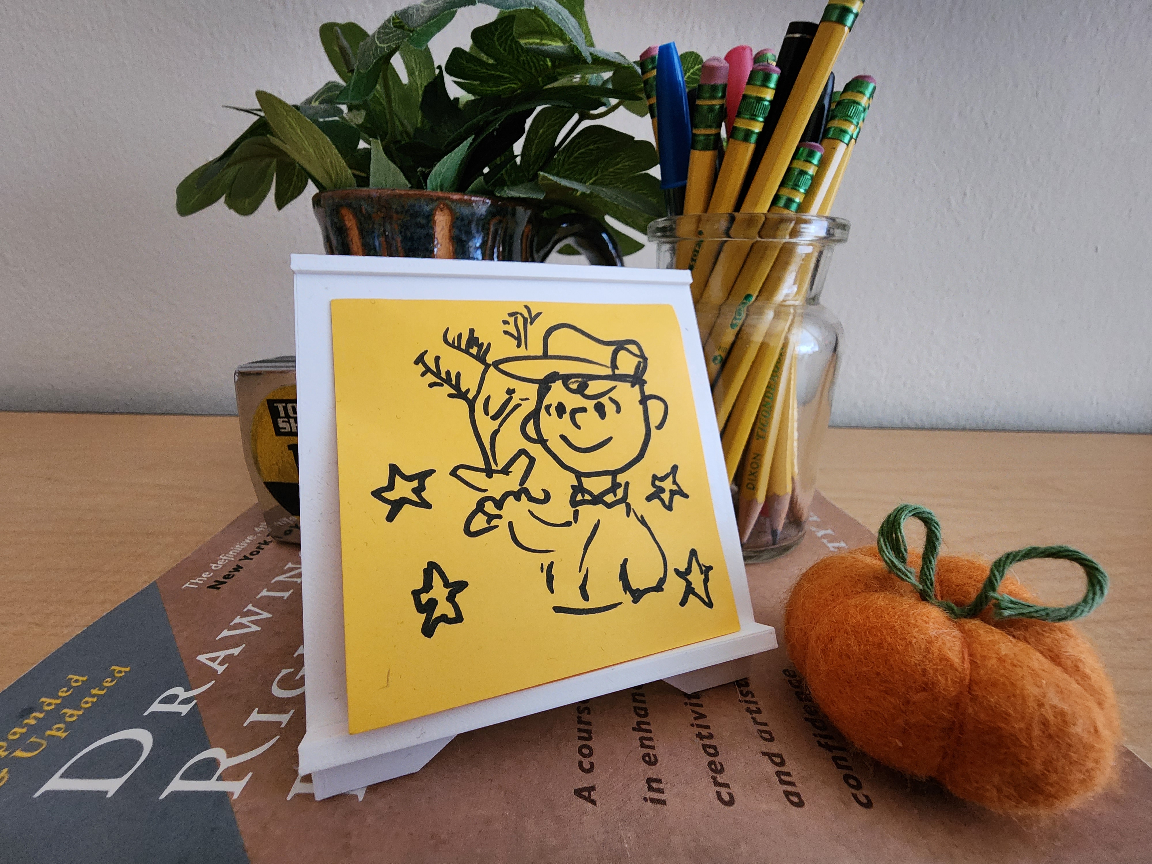Sticky Note Display Sign