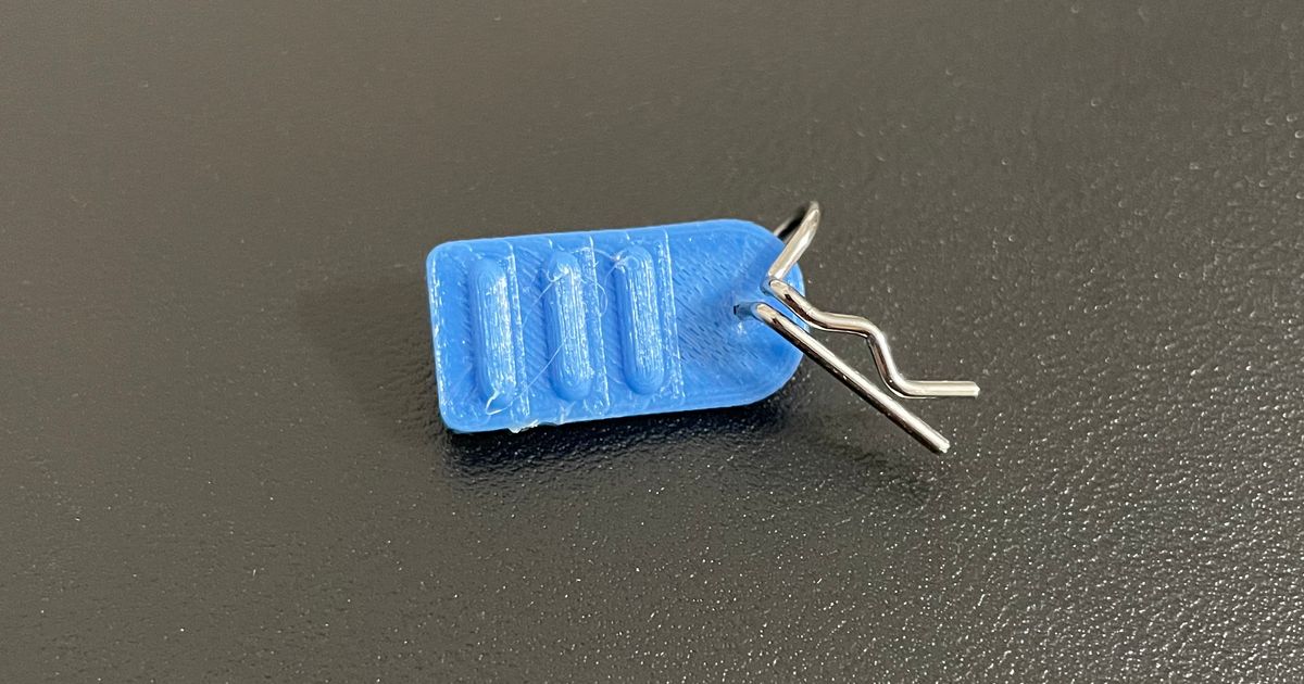 Pull Tab for RC Body/Battery Pin by bigdogg_pepsi_guy Download free