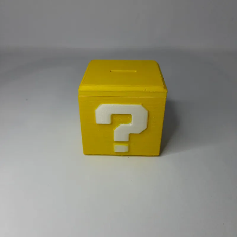 Super Mario Question Block Coin Bank