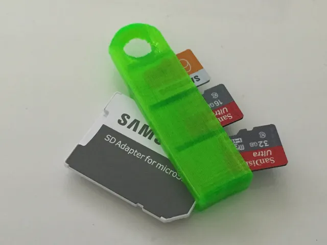 Micro SD Card Keychain